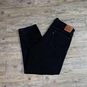 Vintage 560s Levi’s Black straight jeans